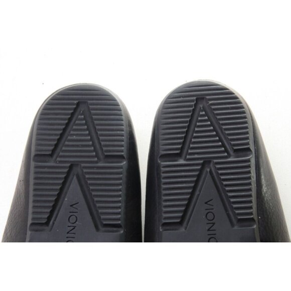 Vionic Tompkin Leather Loafer Slipper Shoe Mens Black US 10.5